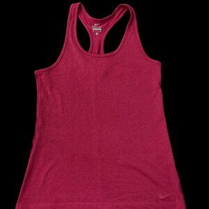 Women’s Nike Dry Fit Racerback Tank Top Size S dark pink
